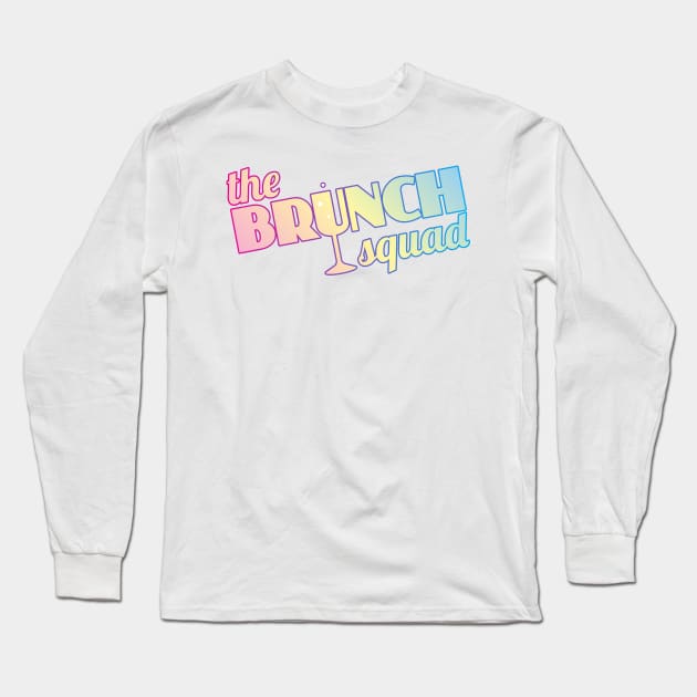 The Brunch Squad (pastel) Long Sleeve T-Shirt by BRAVOMAXXX